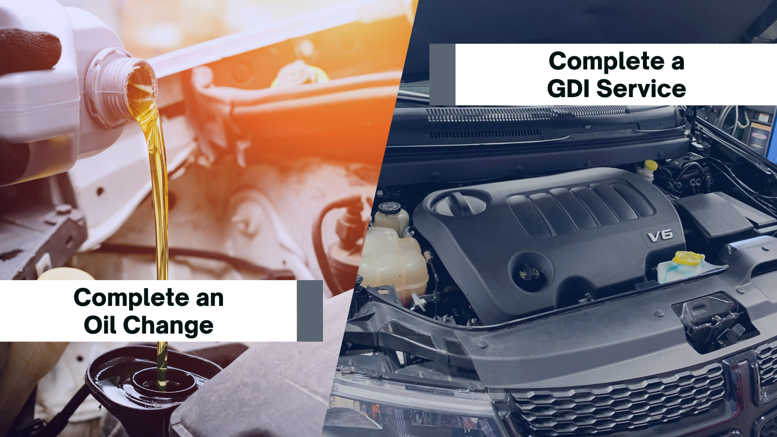 Complete an Oil Change and a GDI Service at Graham Auto Repair